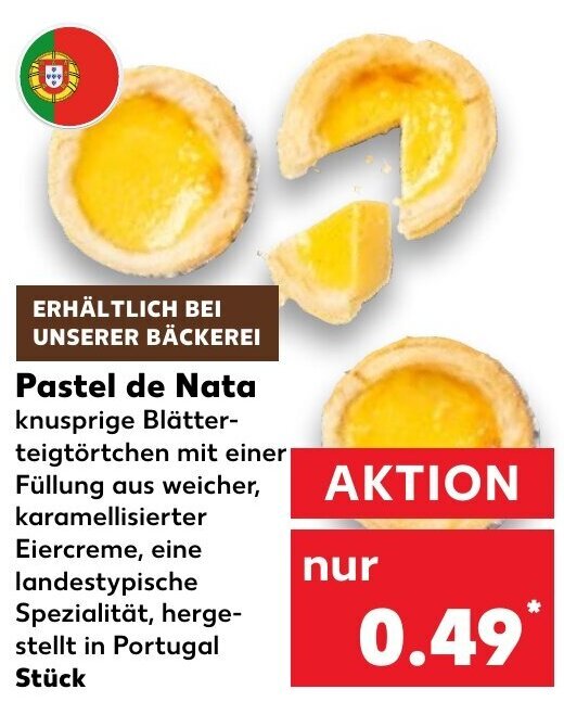 Pastel de Nata Angebot bei Kaufland