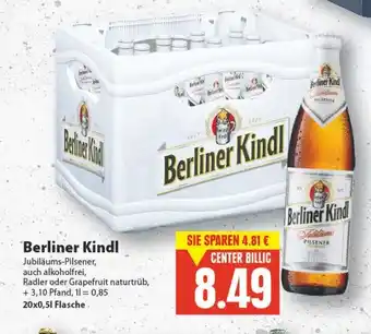 E-Center Berliner Kindl 20x0,5L Angebot