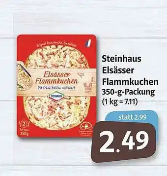 Markant Steinhaus Elsässer Flammkuchen Angebot