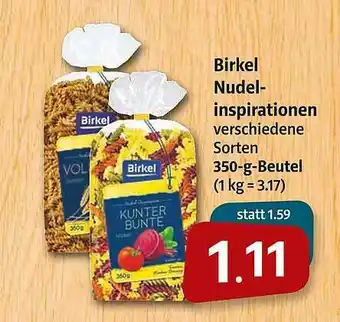 Markant Birkel Nudel Inspirationen Angebot