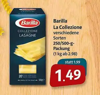 Markant Barilla La Collezione Angebot