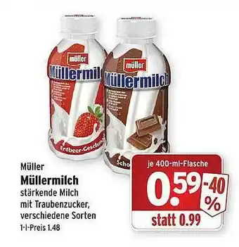 Wasgau Müller Müllermilch Angebot