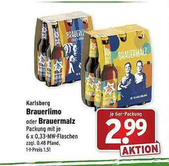 Wasgau Karlsberg Brauerlimo Oder Brauermalz Angebot