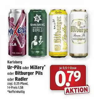 Wasgau Karlsberg Ur-pils Oder Mixery Oder Bitburger Pils Oder Radler Angebot