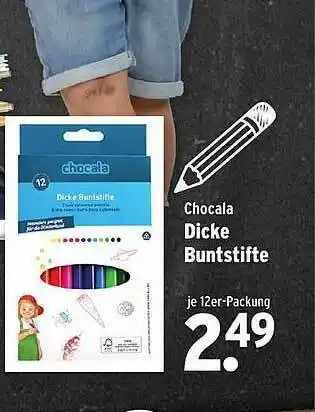 Wasgau Chocala Dicke Buntstifte Angebot