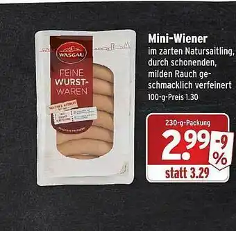 Wasgau Mini-wiener Angebot