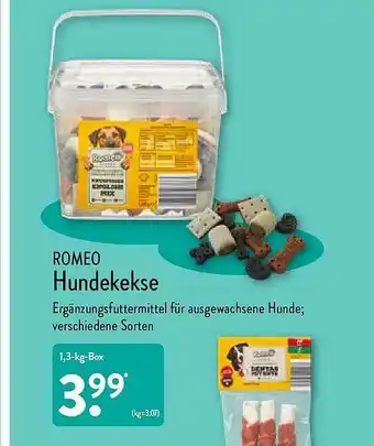 Aldi Nord Romeo Hundekekse Angebot