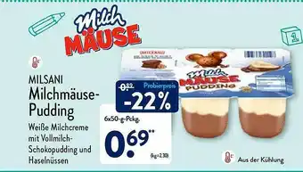 Aldi Nord Milsani Milchmäuse-pudding Angebot