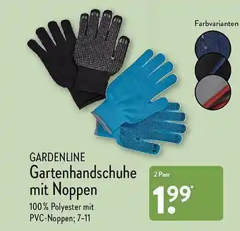 Aldi Nord Gardenline Gartenhandschuhe Mit Noppen Angebot