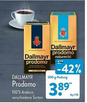 Aldi Nord Dallmayr Prodomo Angebot