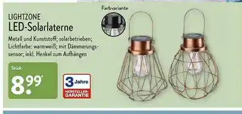 Aldi Nord Lightzone Led-solarlaterne Angebot