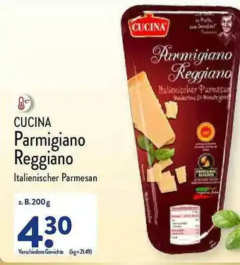 Aldi Nord Cucina Parmigiano Reggiano Angebot