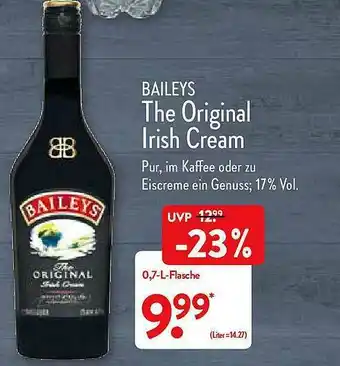 Aldi Nord Baileys The Original Irish Cream Angebot