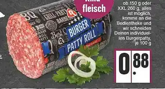 E-Center Burger Patty Roll Angebot