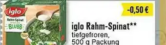 E-Center Iglo Rahm Spinat Angebot