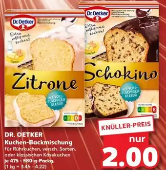 Kaufland DR. OETKER Kuchen-Backmischung 475 -580-g-Packg. Angebot