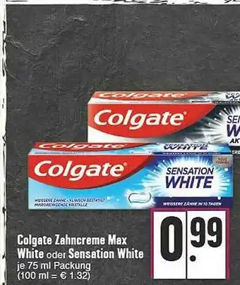 E-Center Colgate Zahncreme Max White Oder Sensation White Angebot