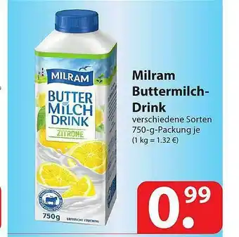 Famila Nord Ost Milram Buttermilch-drink Angebot