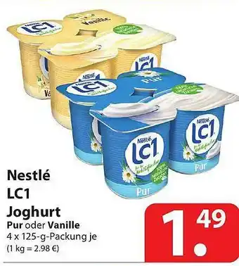 Famila Nord Ost Nestlé Lc1 Joghurt Pur Oder Vanille Angebot