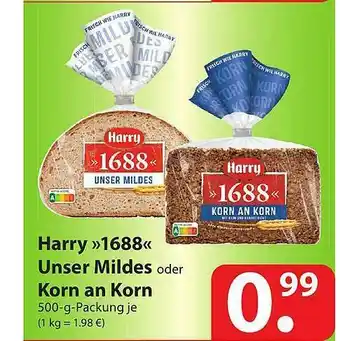 Famila Nord Ost Harry 1688 Unser Mildes Oder Korn An Korn Angebot