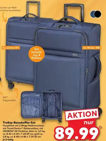 Kaufland Trolley-Reisekoffer-Set Angebot