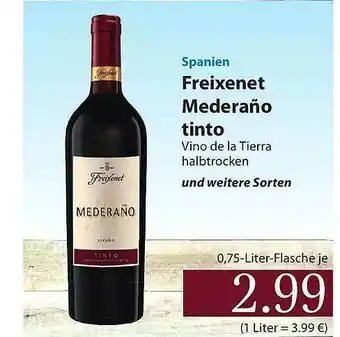 Famila Nord Ost Freixenet Mederaño Tinto Angebot