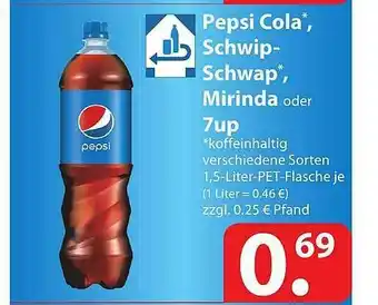 Famila Nord Ost Pepsi, Schwip-schwap, Mirinda Oder 7up Angebot