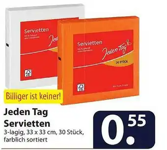 Famila Nord Ost Jeden Tag Servietten Angebot