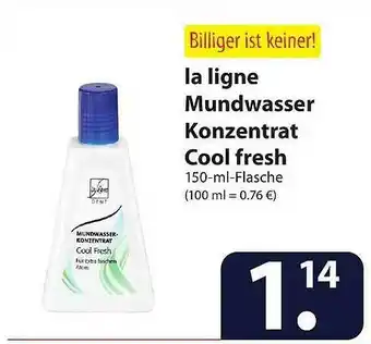 Famila Nord Ost La Ligne Mundwasser Konzentrat Cool Fresh Angebot