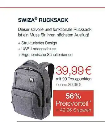 Famila Nord Ost Swiza Rucksack Angebot