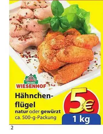 Famila Nord Ost Wiesenhof Hähnchenflügel Angebot