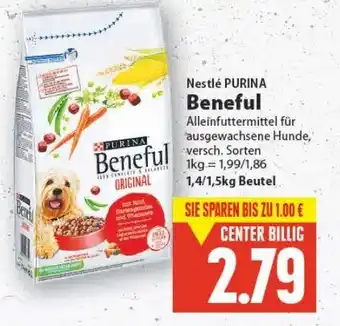 E-Center Nestlé Purina Beneful 1,4/1,5kg Beutel Angebot