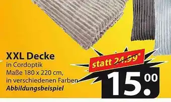 Famila Nord Ost XXL Decke Angebot