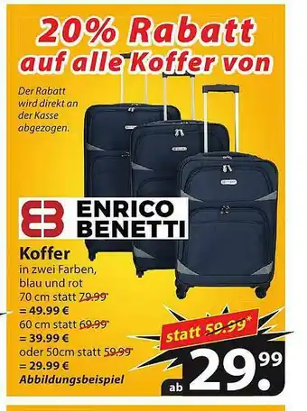 Famila Nord Ost Enrico Benetti Koffer Angebot