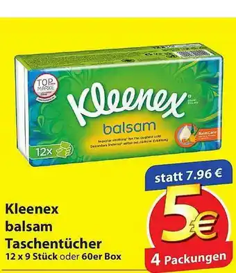 Famila Nord Ost Kleenex Balsam Taschentücher Angebot