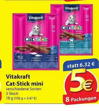 Famila Nord Ost Vitakraft Cat-stick Mini Angebot