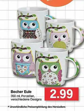 Famila Nord West Becher Eule Angebot