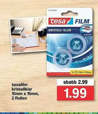 Famila Nord West Tesafilm Kristallklar 10mm X 15mm, 2 Rollen Angebot