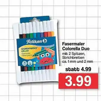 Famila Nord West Fasermaler Colorella Duo Pelikan Angebot