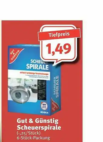 Feneberg Gut & Günstig Scheuerspirale Angebot