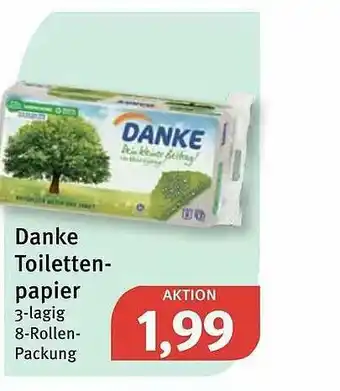 Feneberg Danke Toilettenpapier Angebot