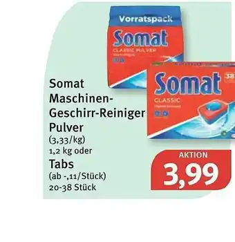 Feneberg Somat Maschinen-geschirr-reiniger Pulver Oder Tabs Angebot