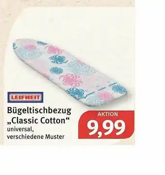 Feneberg Leifheit Bügeltischgbezug „classic Cotton” Angebot