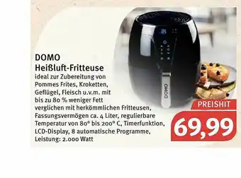 Feneberg Domo Heißluft-fritteuse Angebot