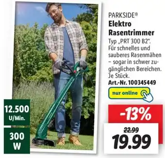 Lidl PARKSIDEⓇ Elektro Rasentrimmer Angebot