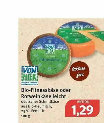 Feneberg Von Hier Bio-fitnesskäse Oder Rotweinkäse Leicht Angebot