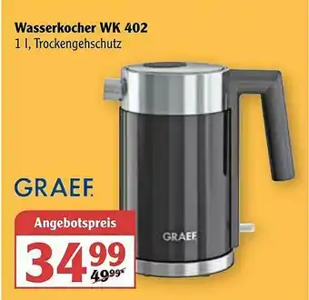 Globus Graef Wasserkocher Wk 402 Angebot