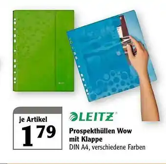 Globus Leitz Prospekthüllen Wow Mit Klappe Angebot