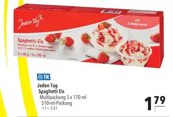 CITTI Markt Jeden Tag Spaghetti-Eis 510ml Angebot