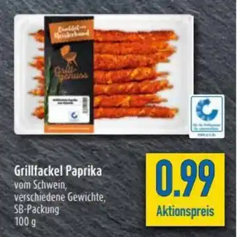 diska Grillfackel Paprika 100g Angebot